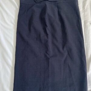Simons Navy Blue Pencil Skirt